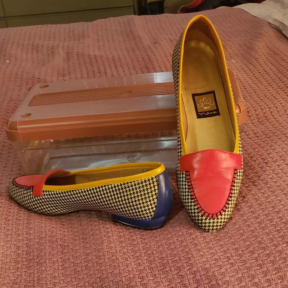 Nina multi colored flats-size 7